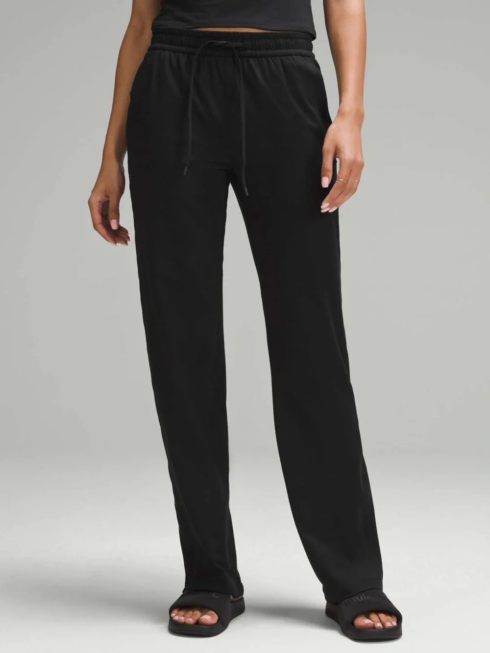 Lululemon Soft Jersey Straight-Leg Mid-Rise Pant Size 8